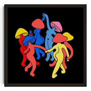 Mushrooms At Midnight